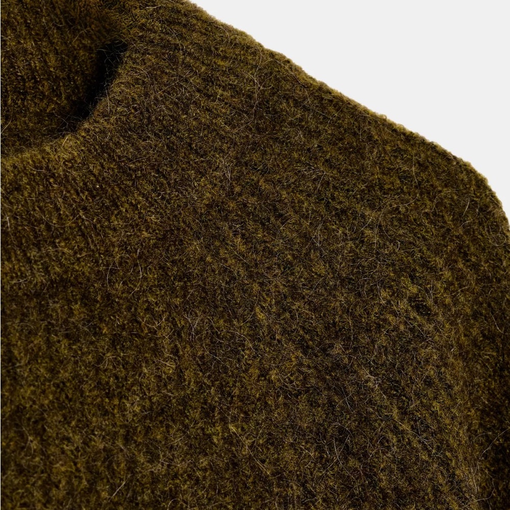 Zara Brown Khaki Sweater - Picture 7 of 9